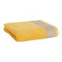 Voir la diapositive 2 : ACTUEL Serviette de toilette liteau fantaisie en coton 450 g/m²