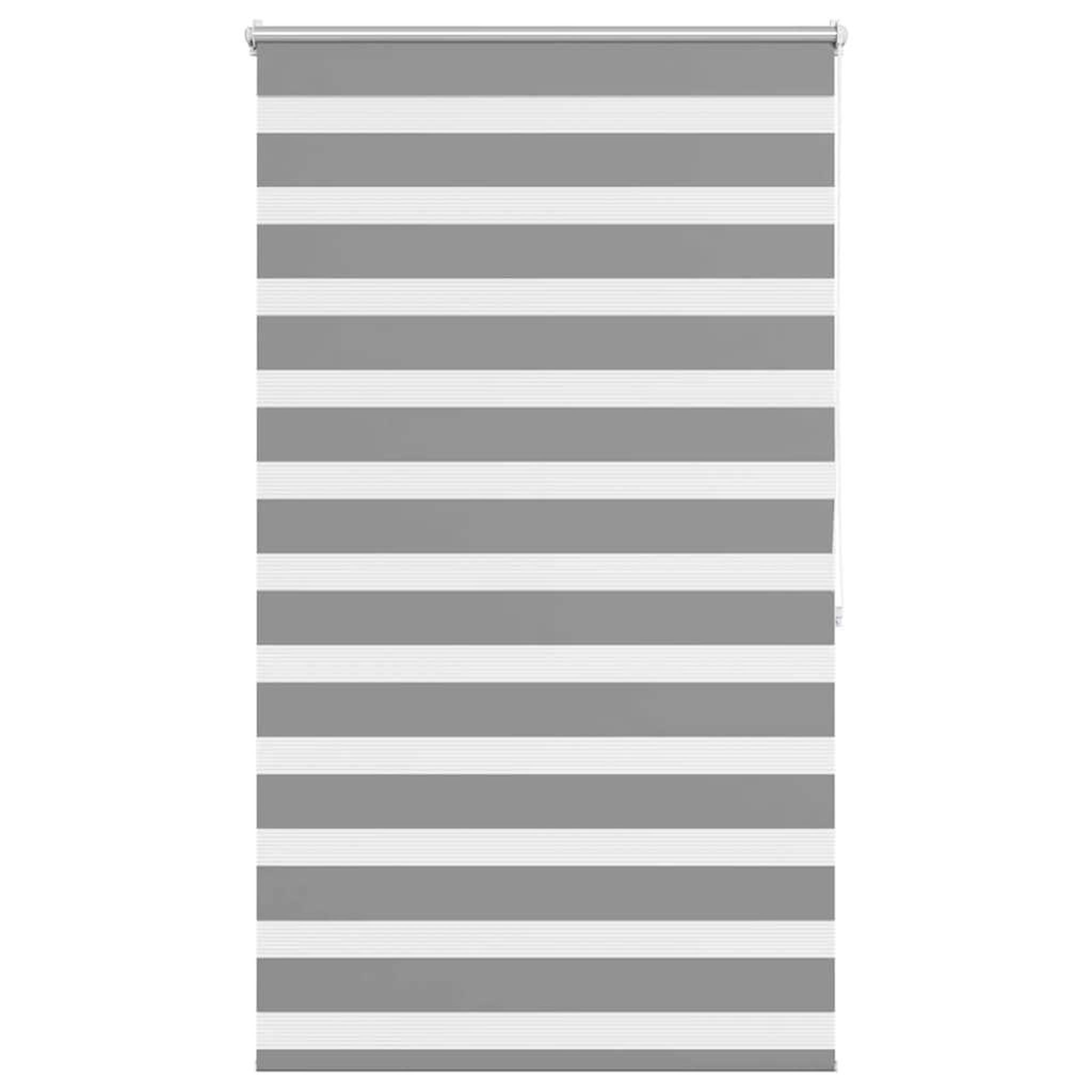 Voir la diapositive 2 : VIDAXL Store venitien zebre 100,9 x 175 cm, largeur du tissu 96,7 cm, gris