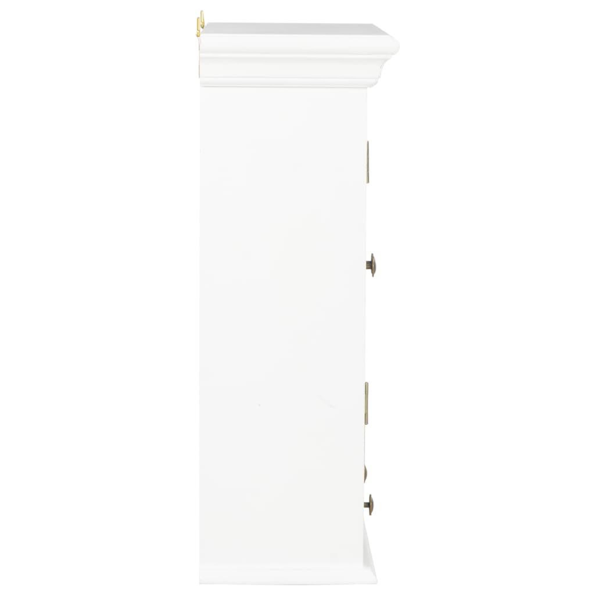 Voir la diapositive 4 : VIDAXL Armoire murale blanc 49x22x59 cm bois d'ingenierie