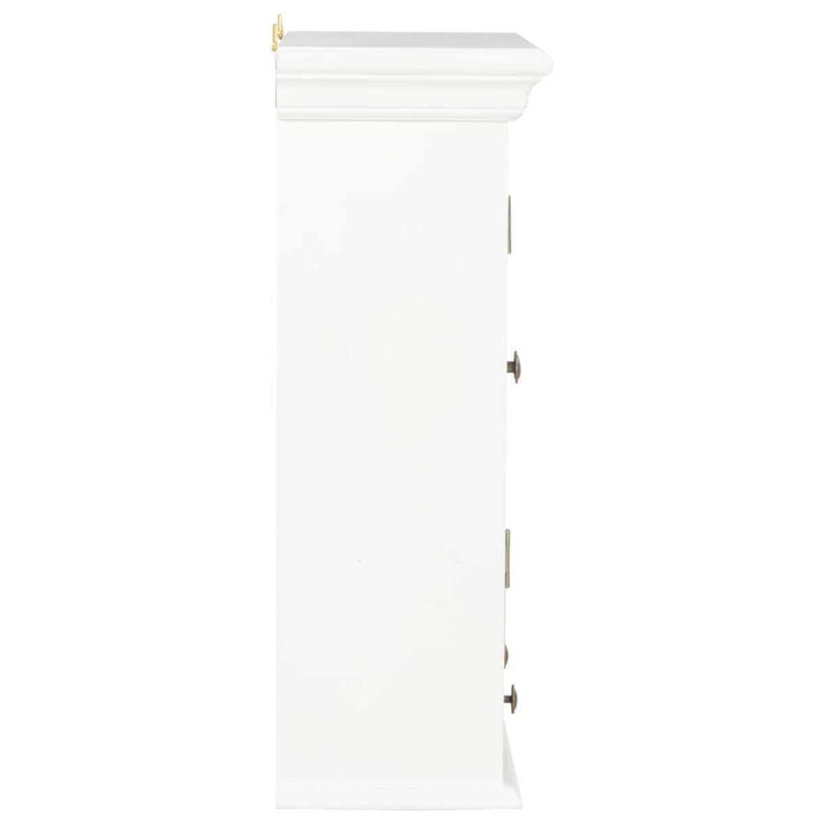 VIDAXL Armoire murale Blanc 49x22x59 cm Bois d'ingenierie