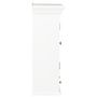 Voir la diapositive 4 : VIDAXL Armoire murale Blanc 49x22x59 cm Bois d'ingenierie