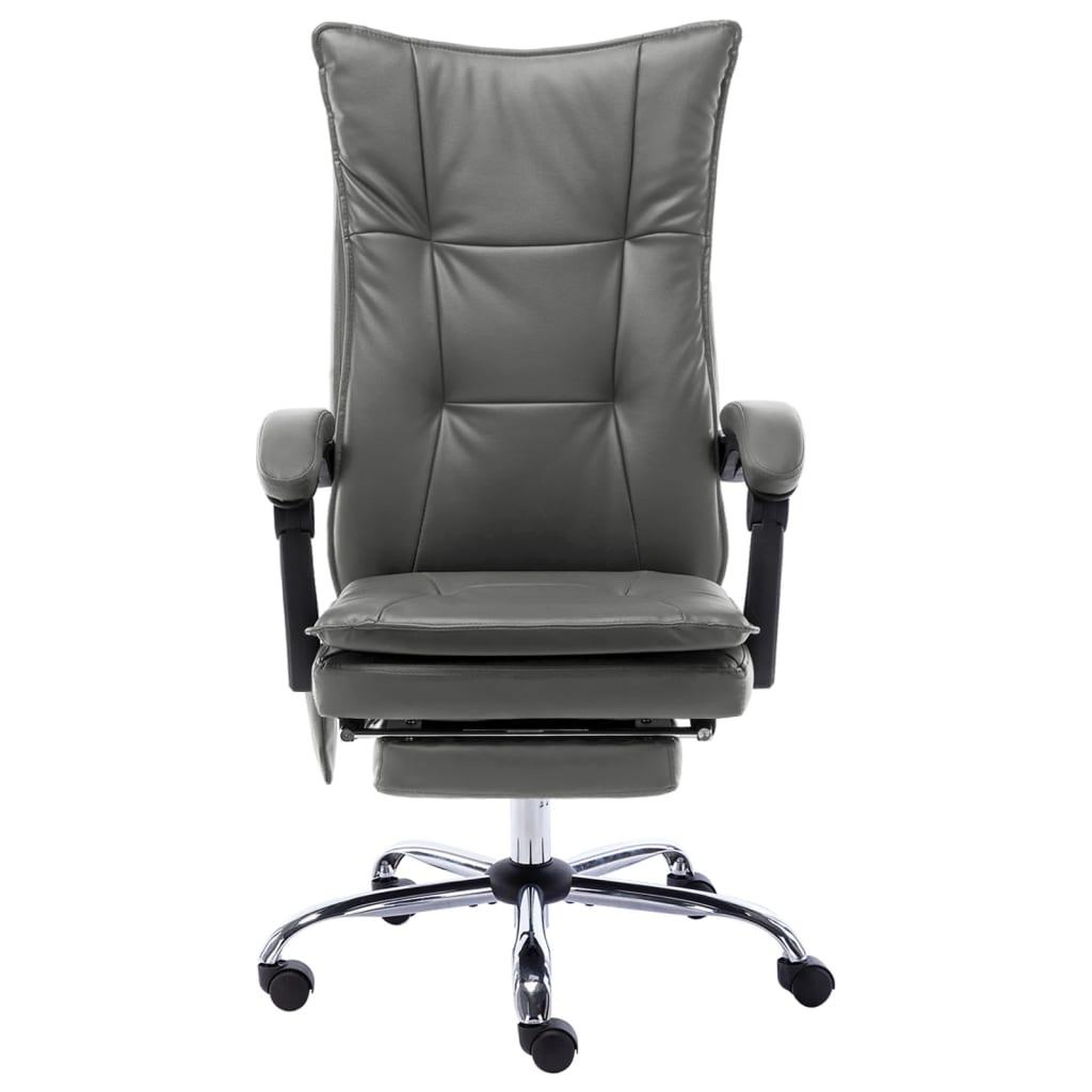 Voir la diapositive 2 : VIDAXL Chaise de bureau de massage Anthracite Similicuir