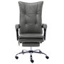 Voir la diapositive 2 : VIDAXL Chaise de bureau de massage Anthracite Similicuir
