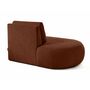Voir la diapositive 5 : LISA DESIGN Santorini - module d'assise gauche - en tissu texturé