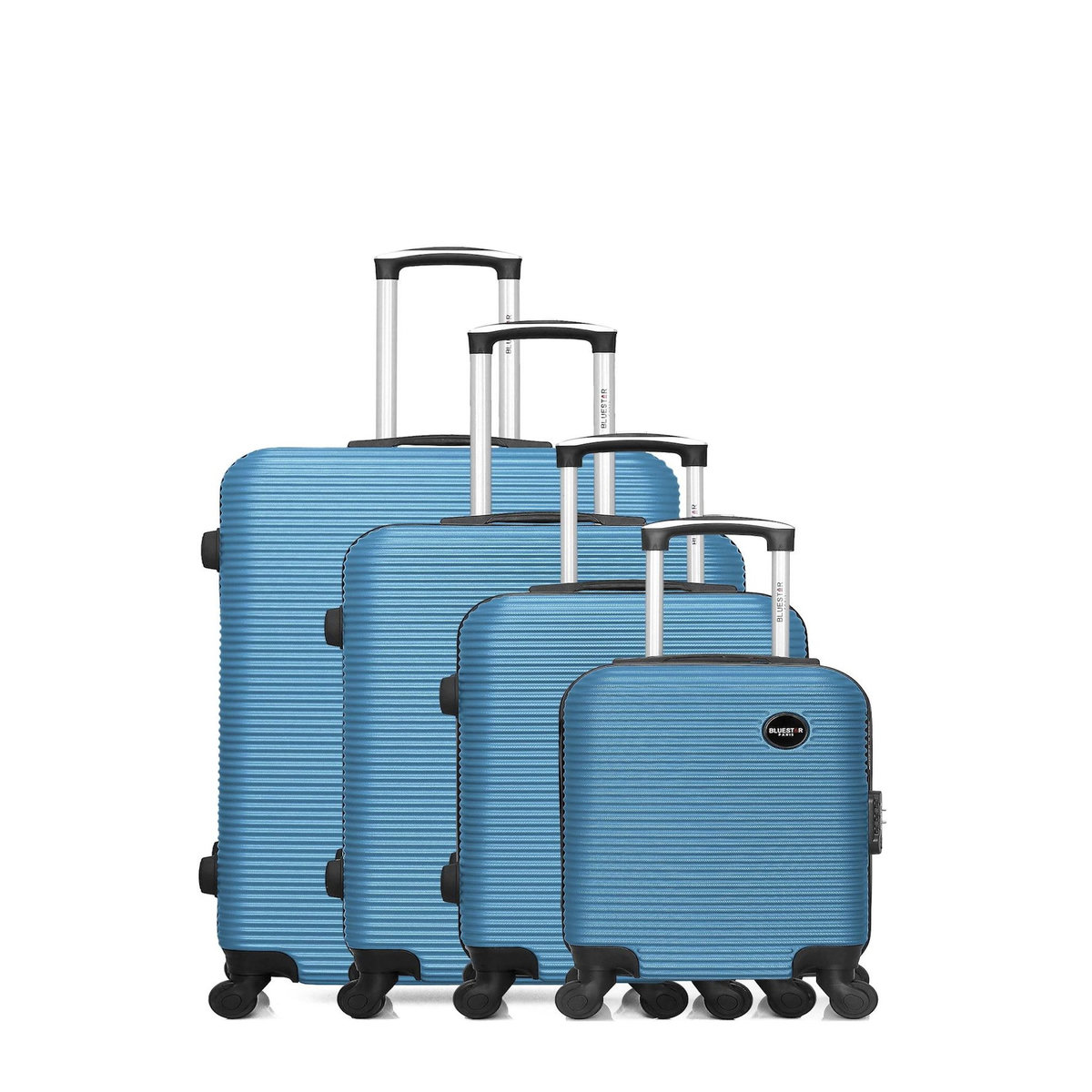 BLUESTAR BLUESTAR - Set de 4 Valises LONDON-M 75 cm 4 Roues