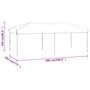 Voir la diapositive 6 : VIDAXL Tente de reception pliable Rouge 3x6 m