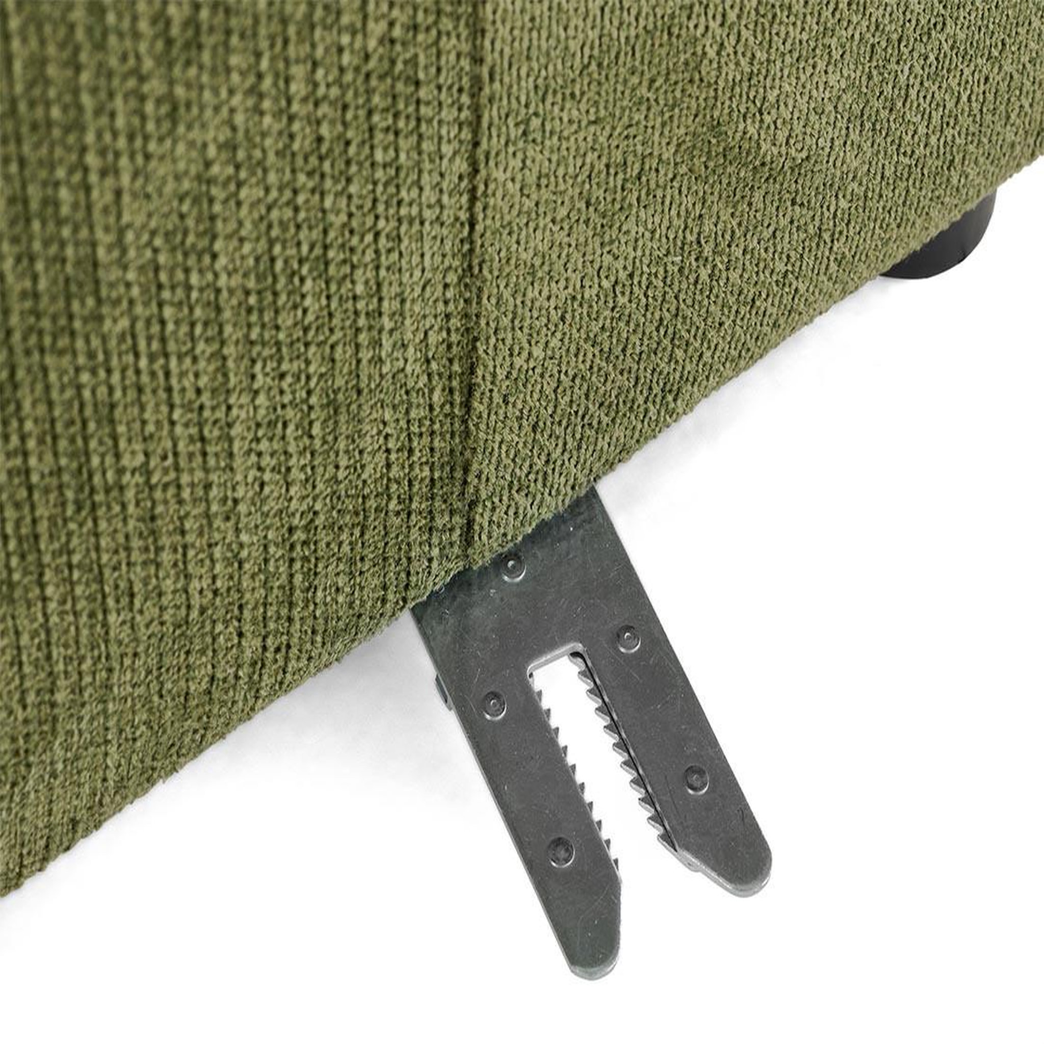 Voir la diapositive 3 : LISA DESIGN Debbie - module d'assise gauche en tissu texturé