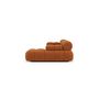 Voir la diapositive 5 : LISA DESIGN Ruby - canapé modulable d'angle droit 4 places en velours texturé