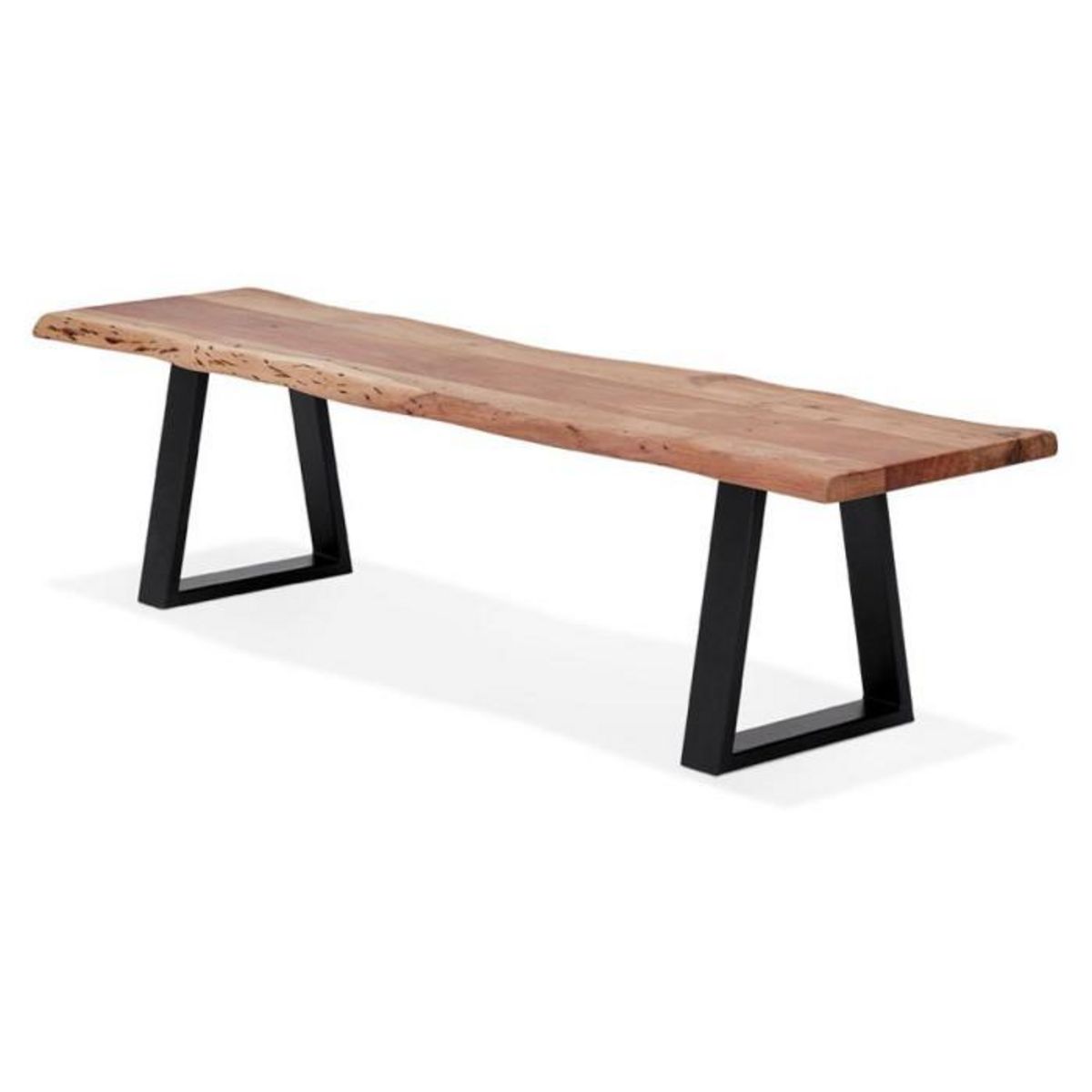 Paris Prix Banc Design  Azimato  178cm Naturel & Noir