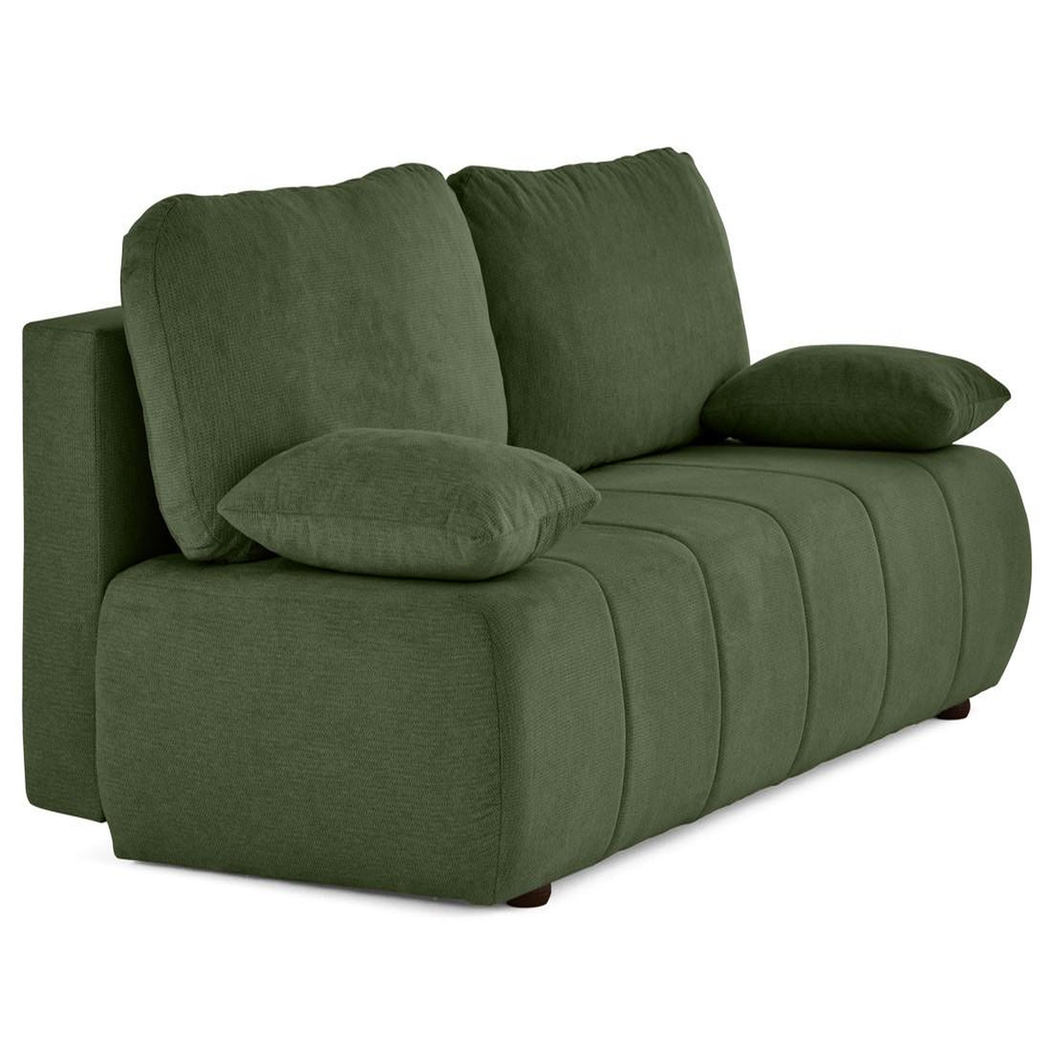 Voir la diapositive 5 : BEST MOBILIER Harper - canapé 3 places convertible avec coffre en tissu texturé