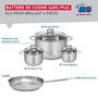 Voir la diapositive 2 : ELO Ensemble de 1 Poêle de cuisson 28 cm et 3 faitouts 12, 14 et 24 cm Elo Profi Brillant
