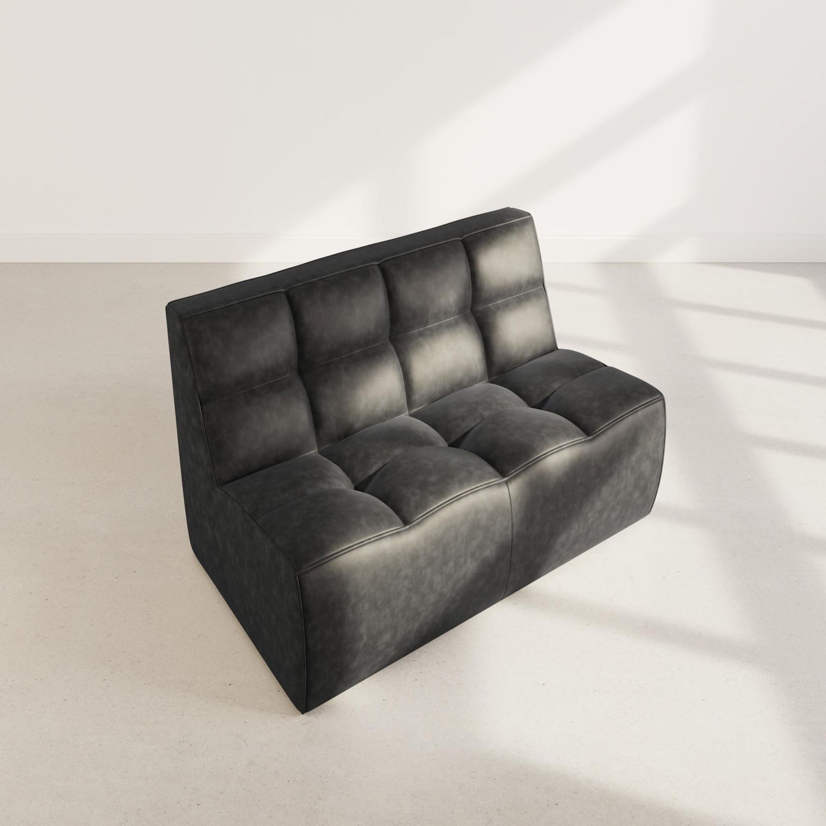 LISA DESIGN Alya - canapé 2 places en simili