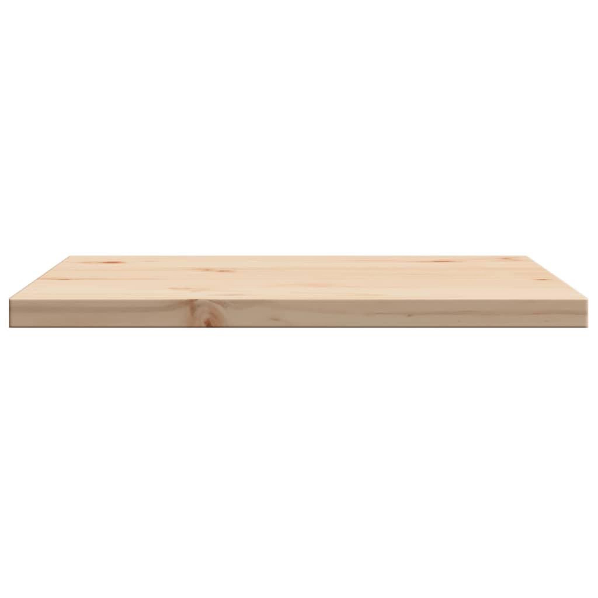 Voir la diapositive 5 : VIDAXL Dessus de table 50x50x2,5 cm carre bois de pin massif