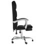 Voir la diapositive 4 : VIDAXL Fauteuil inclinable de bureau Noir Similicuir