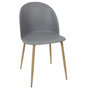 Voir la diapositive 2 : Paris Prix Lot de 2 Chaises Scandinave  Bergen  81cm Gris