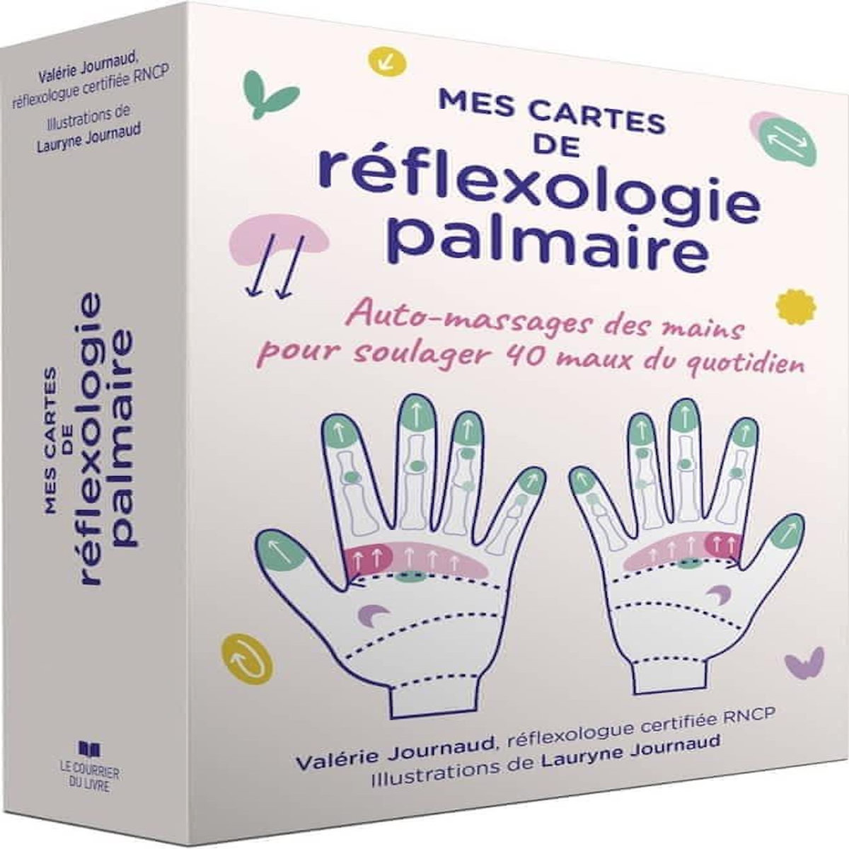 MES CARTES DE REFLEXOLOGIE PALMAIRE. AUTO-MASSAGES DES MAINS POUR SOULAGER 40 MAUX DU QUOTIDIEN, Journaud Valérie