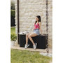 Voir la diapositive 4 : Toomax Coffre de jardin / Banc robuste et vérouillable en résine 270L 117,5x45x56 cm gris anthracite