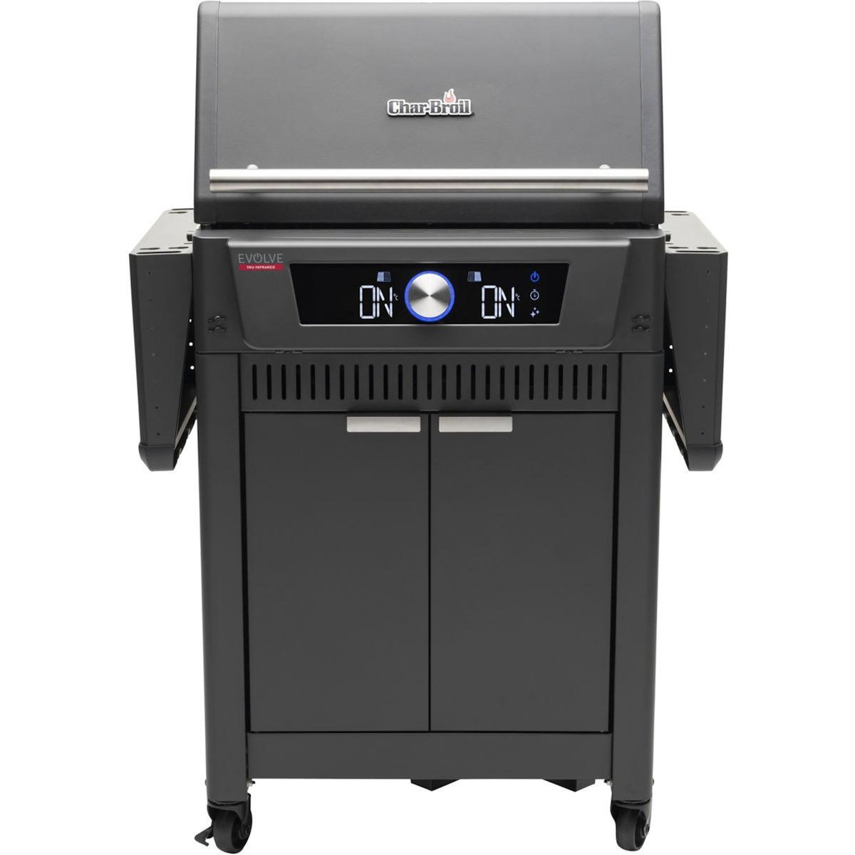 CHAR BROIL Barbecue gaz Evolve, sur chariot, 2 brûleurs, thermostat digital, surface de cuisson 63 x 43 cm