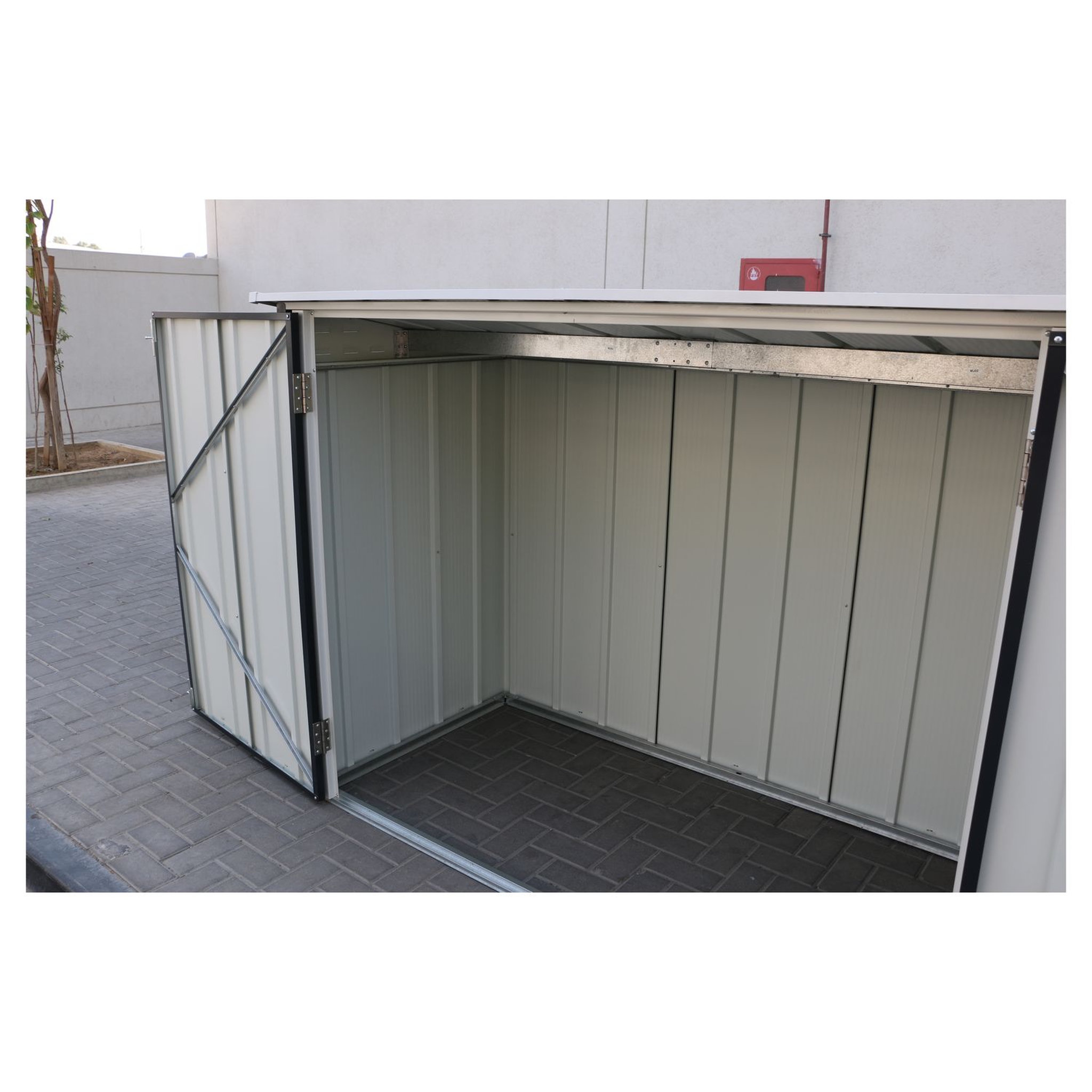 Voir la diapositive 3 : DURAMAX Abri à vélos - Métal - Anthracite - 2,05m²