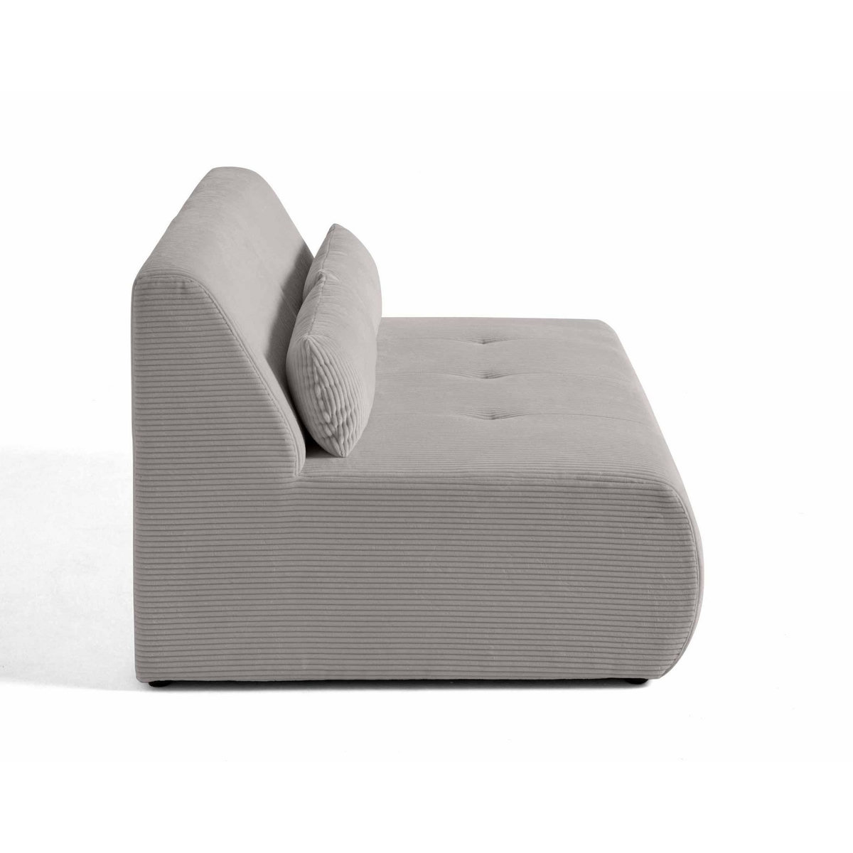 LISA DESIGN Onyx - canapé droit 2 places - en velours côtelé