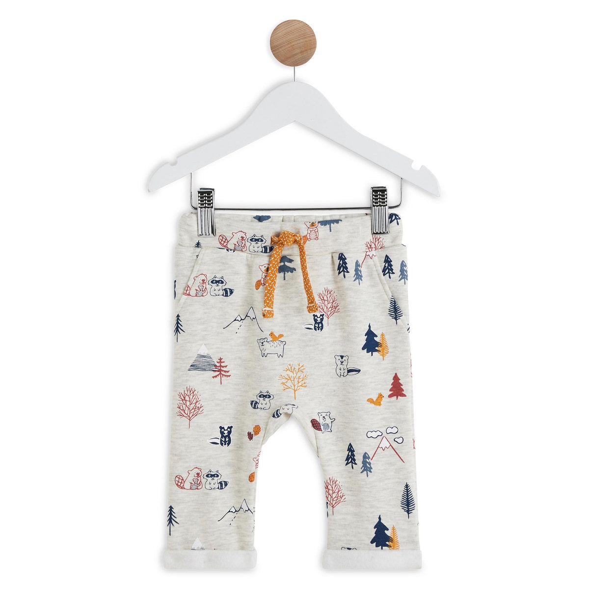 IN EXTENSO Pantalon molleton sapins bébé garçon