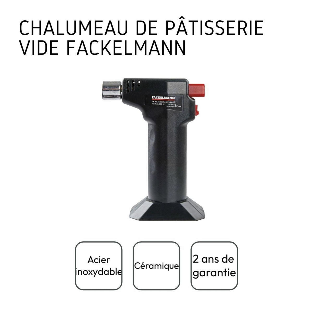 Fackelmann Chalumeau de cuisine Fackelmann