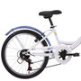 Voir la diapositive 3 : Vélo enfant 20  Fille - 6 Vitesses avec poignée tournante - Freins V-Brake et équipement City