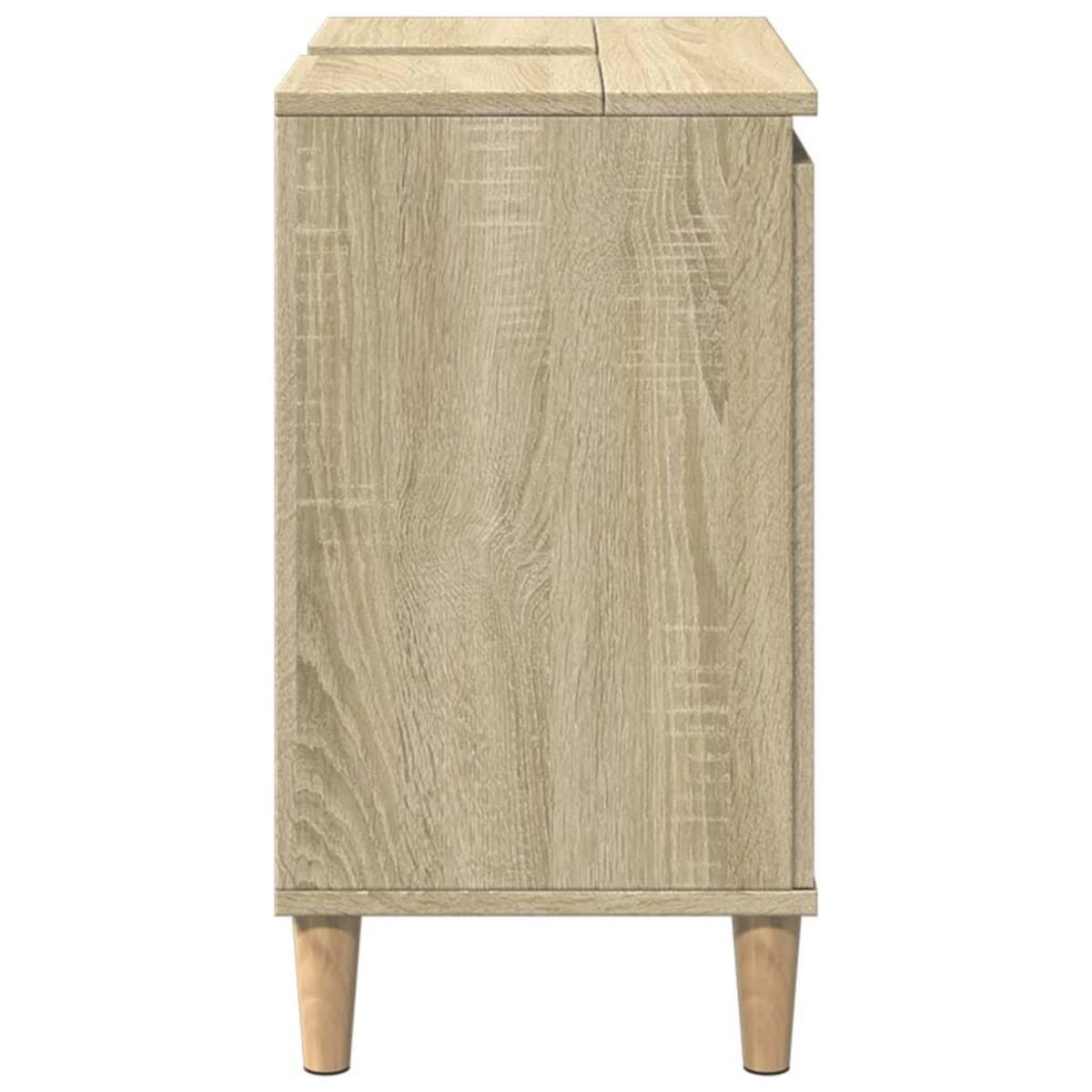 VIDAXL Meuble d'evier chene sonoma 58x33x60 cm bois d'ingenierie