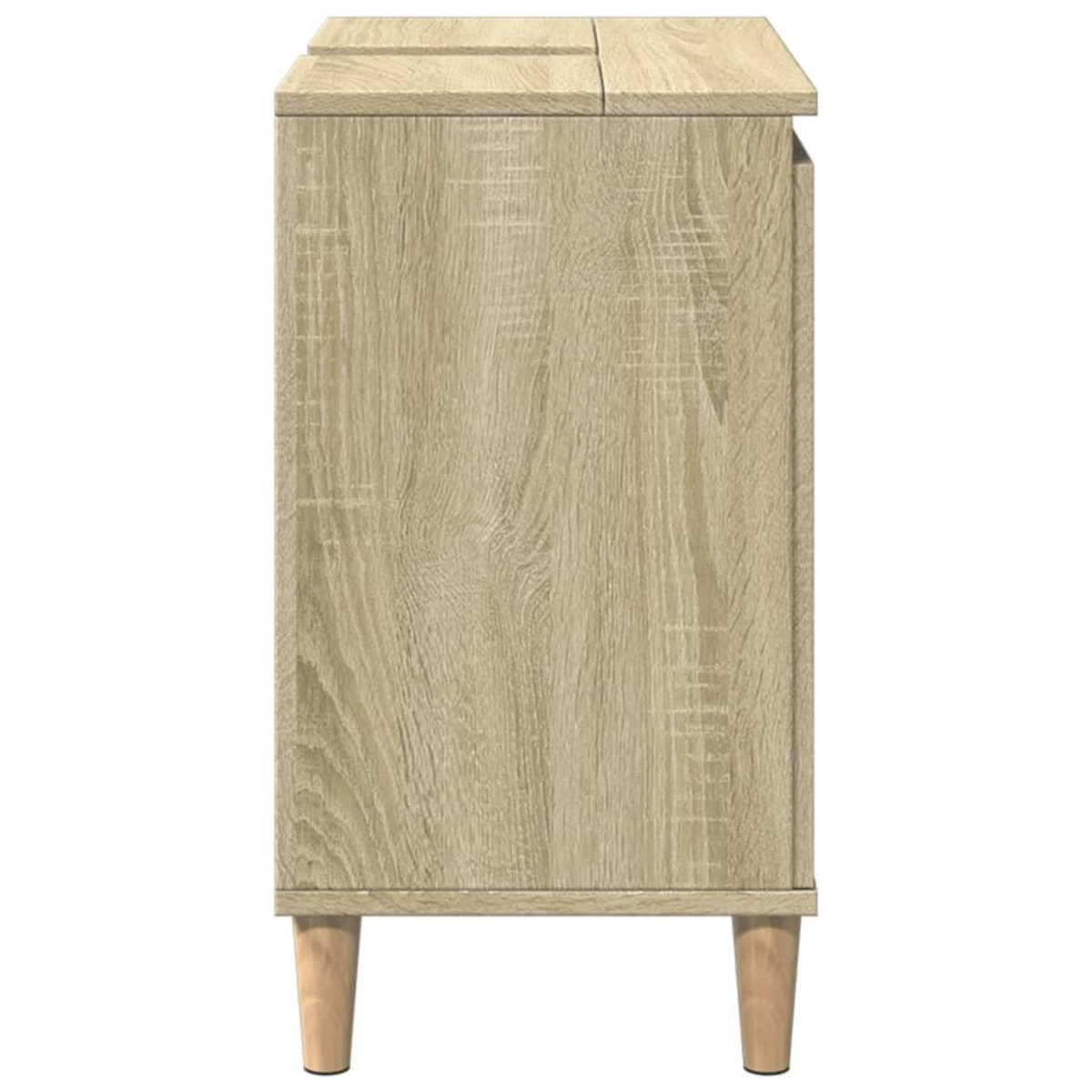 VIDAXL Meuble d'evier chene sonoma 58x33x60 cm bois d'ingenierie
