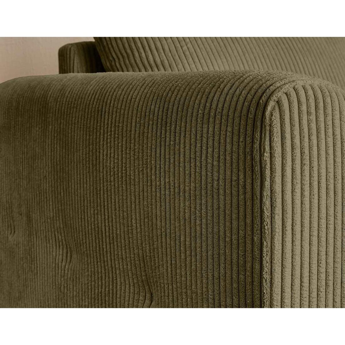 LISA DESIGN Rune - canapé 3 places - en velours côtelé