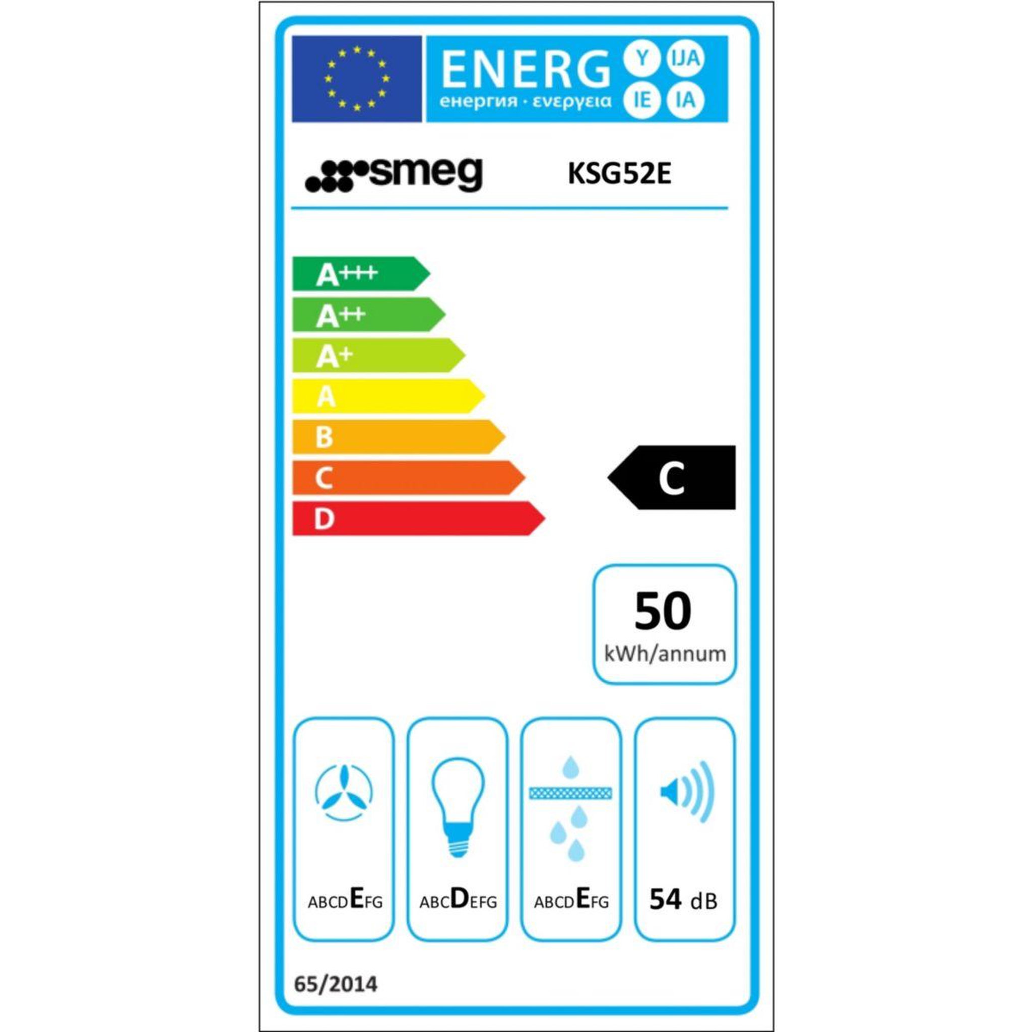 Voir la diapositive 4 : SMEG Hotte encastrable ksg52e