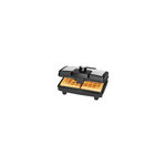 CLATRONIC Croque Gaufre Clatronic WA 3606 acier inoxydable