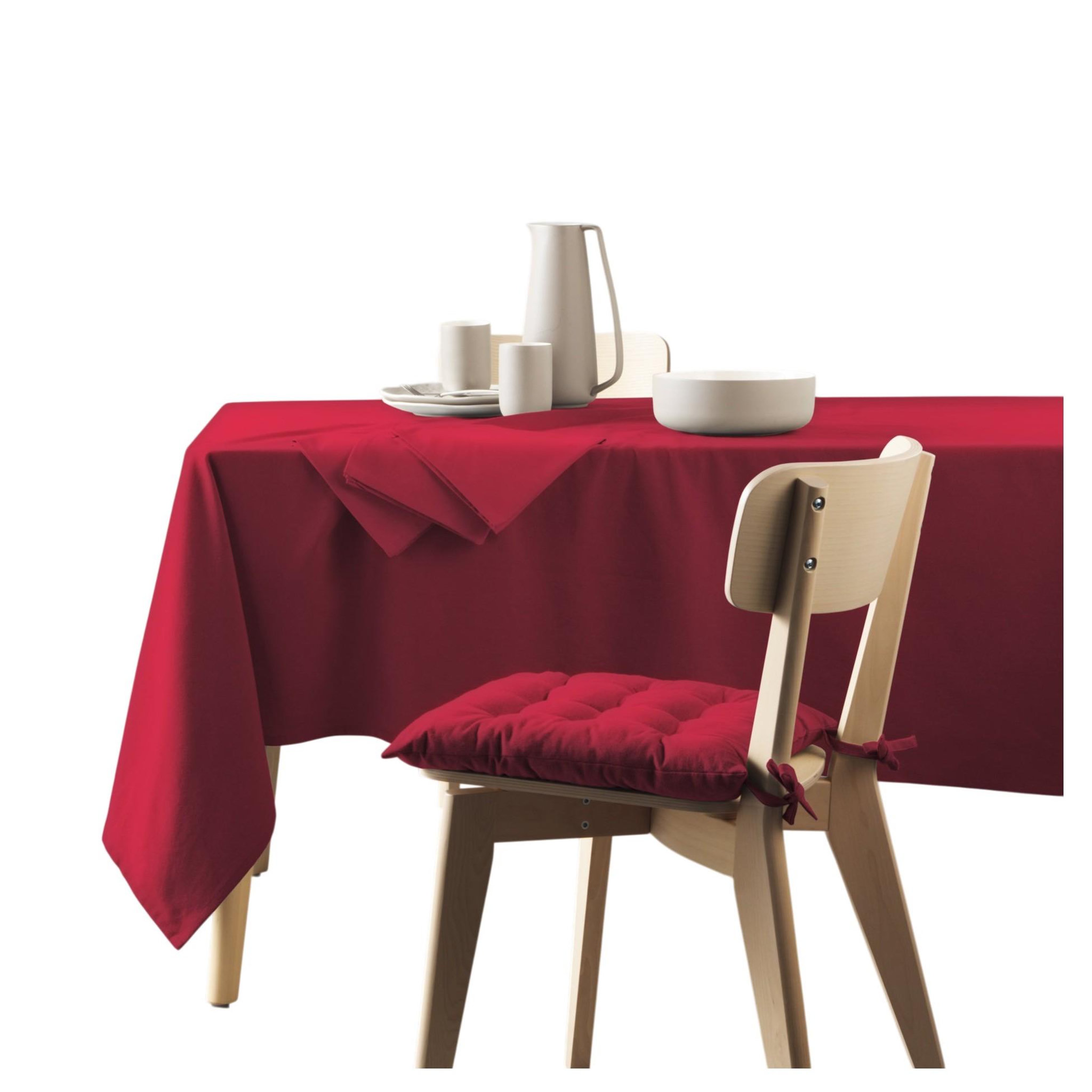 Voir la diapositive 1 : Eden Nappe rectangle coton recycle mistral