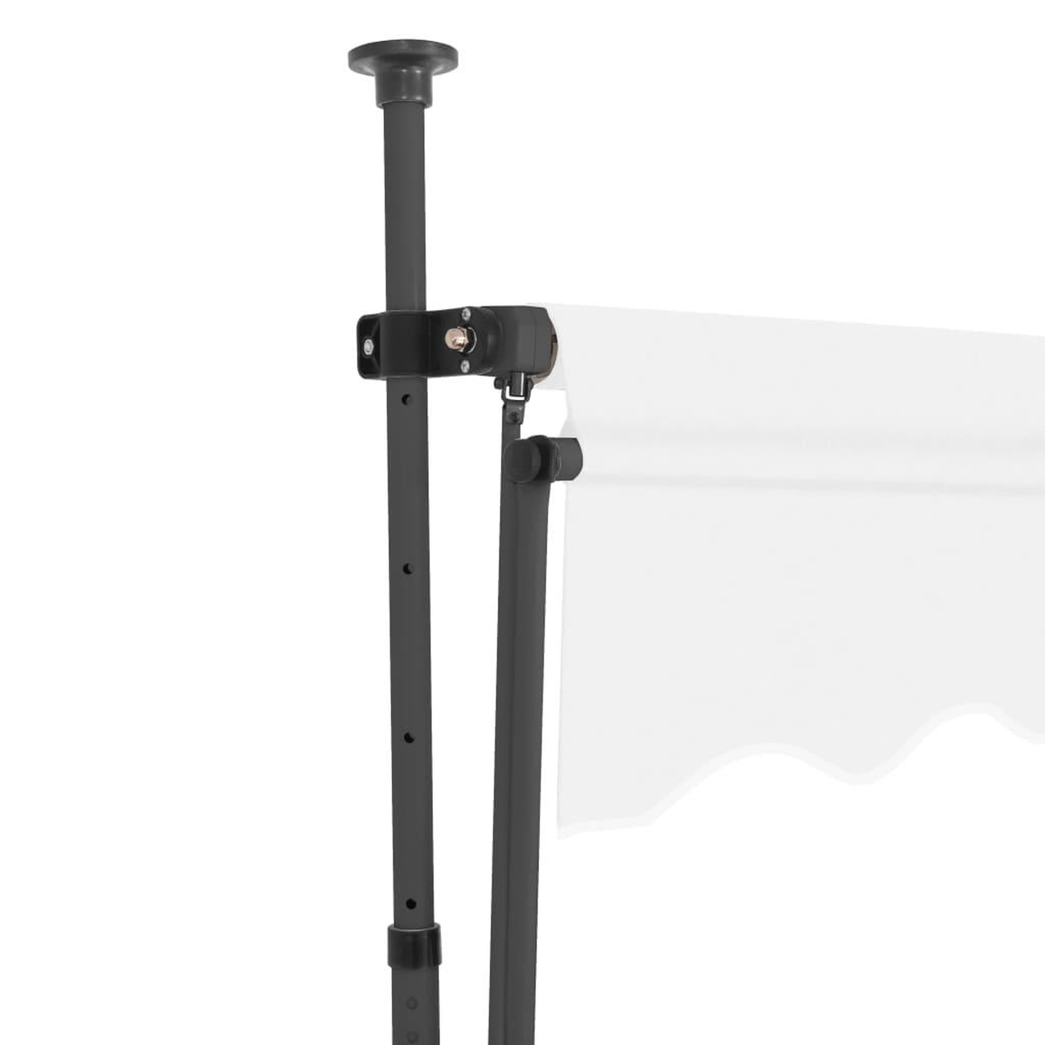 Voir la diapositive 4 : VIDAXL Auvent manuel retractable avec LED 250 cm Creme