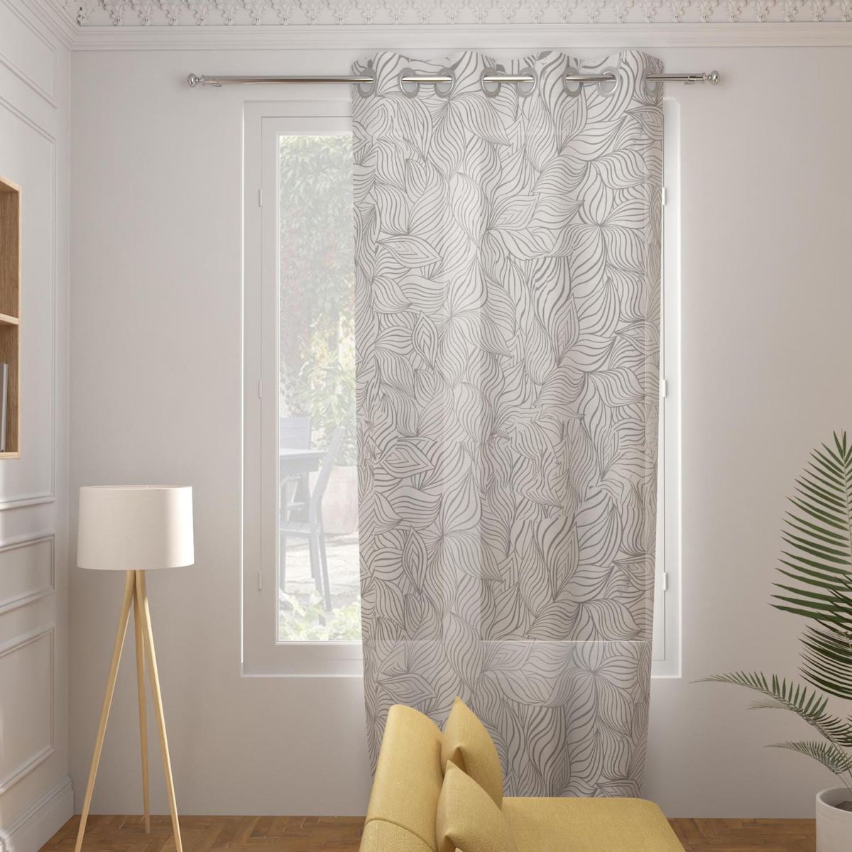 SOLEIL D'OCRE Voile à oeillets 135x250 cm LOUANE, par Soleil d'Ocre