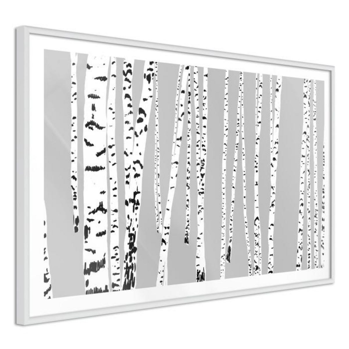 Paris Prix Affiche Murale Encadrée  Birch Wood