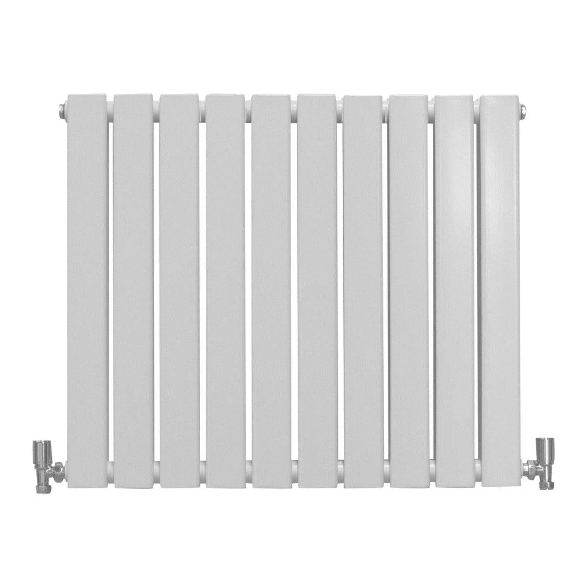 MONSTERSHOP Radiateur plat à 2 panneaux - 600 x 700 mm. Coloris disponibles : Gris, Blanc, Noir