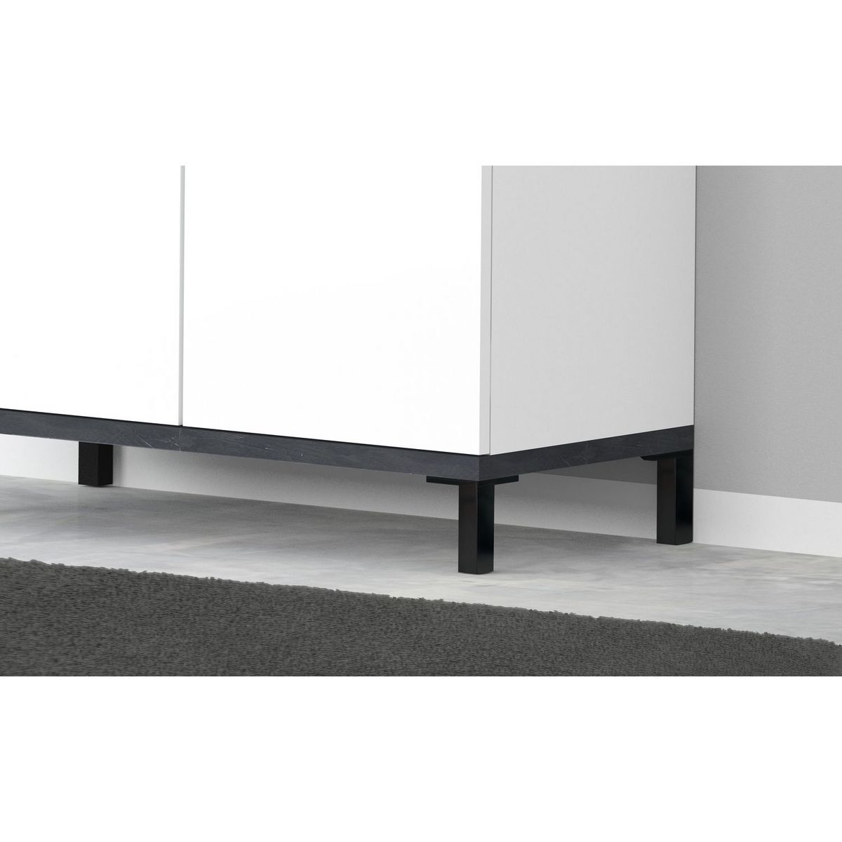 Meuble à chaussures 2 portes L80cm BARI