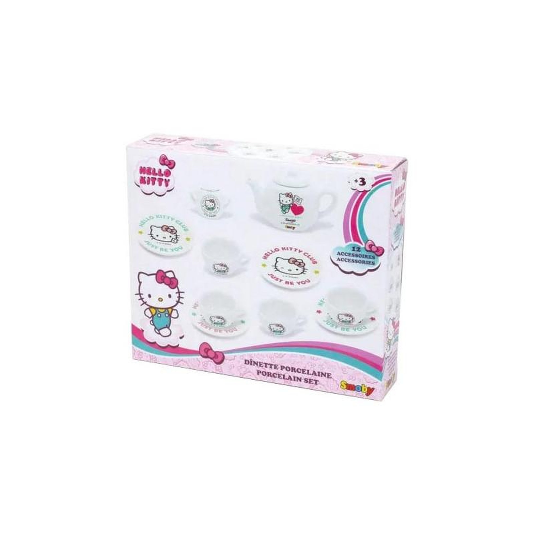 Voir la diapositive 2 : SMOBY Smoby Hello Kitty Porcelain Tea Set, 12pcs. 310596