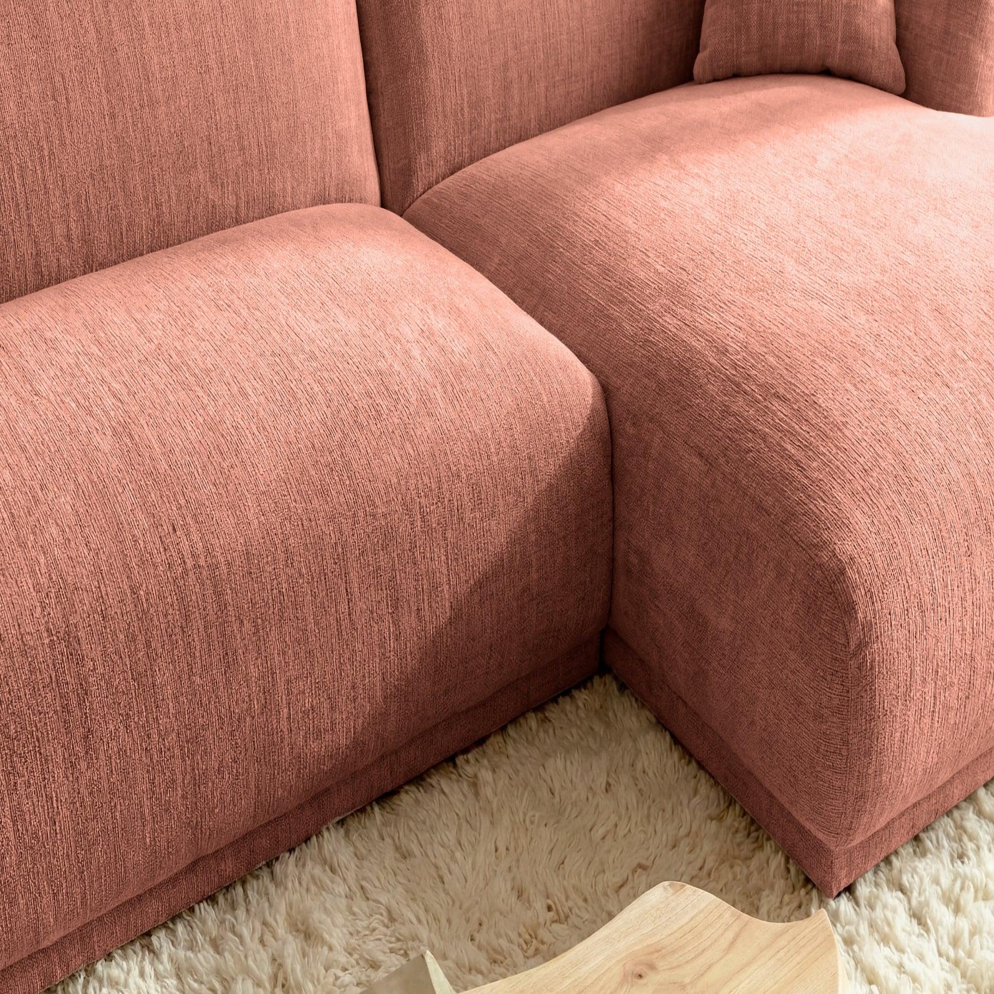 Voir la diapositive 5 : CASANOVA PARIS Rosalie - canapé d'angle tissu chenille