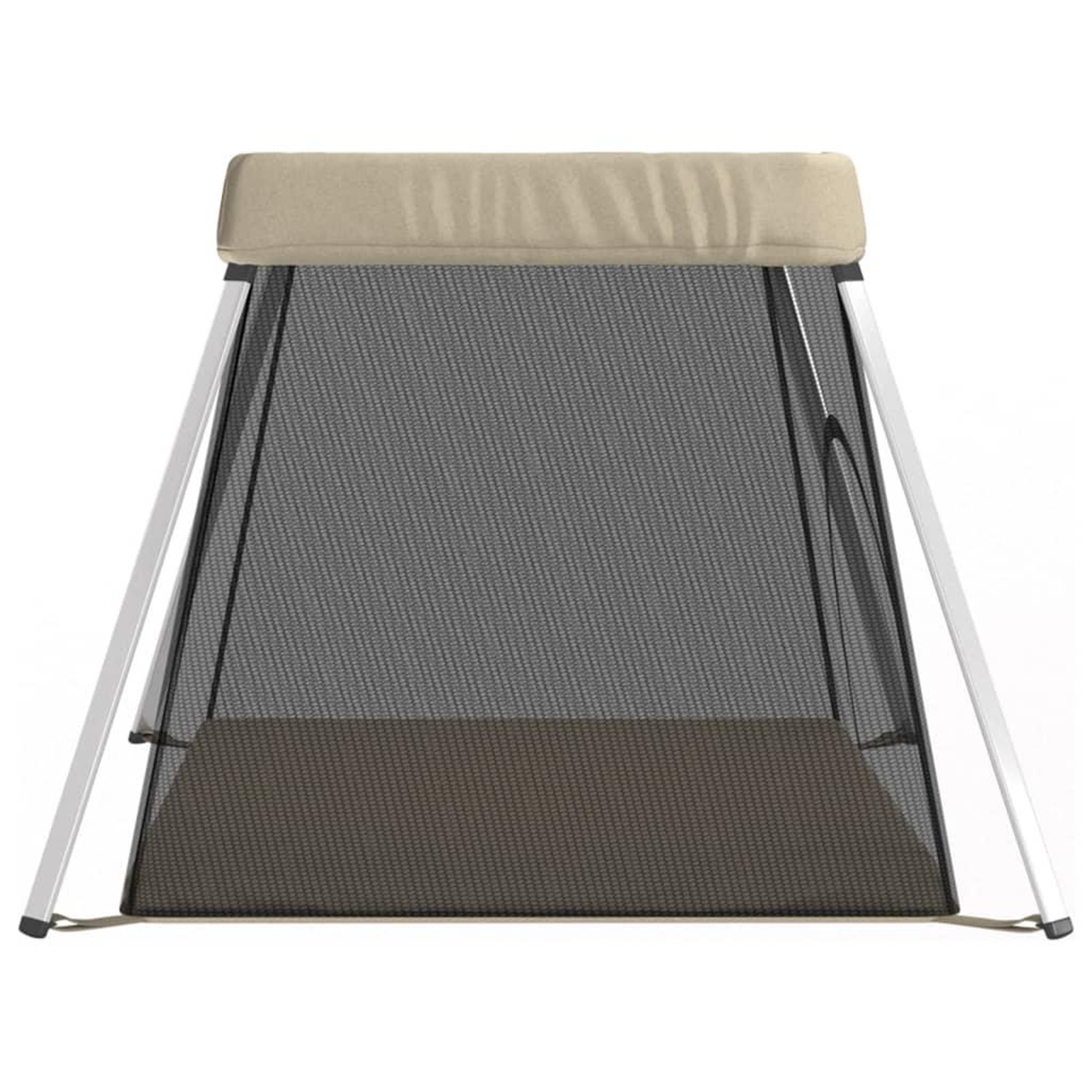 Voir la diapositive 5 : VIDAXL Parc pour bebe avec matelas Taupe Tissu de lin