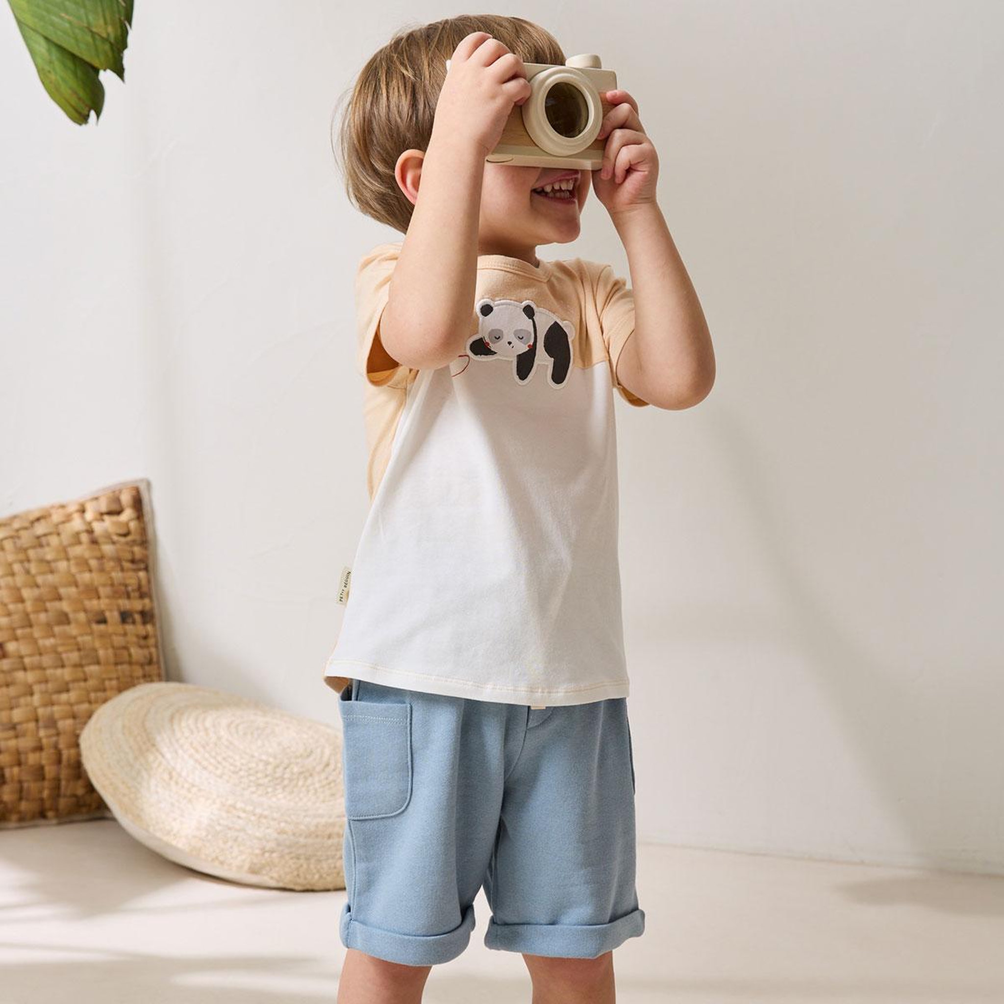 Voir la diapositive 6 : Petit Béguin Lot de 2 t-shirts enfant Bento