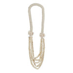 Paris Prix Collier de Coquillages Déco  5 Fils  32cm Naturel