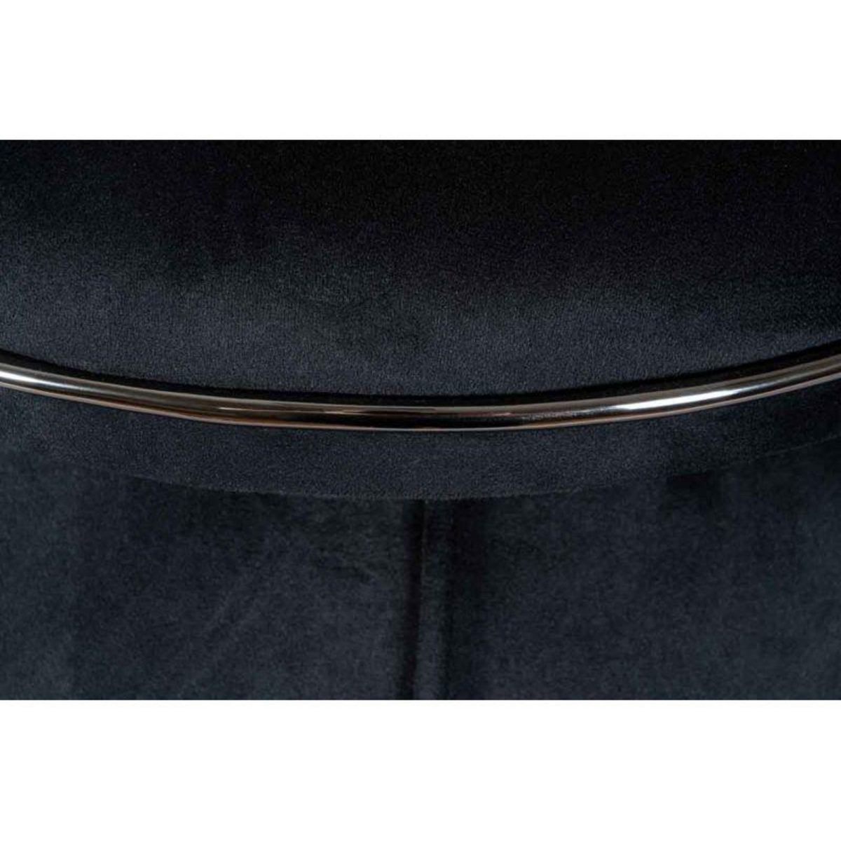 Paris Prix Tabouret Rond Design  Corin  55cm Noir & Gris