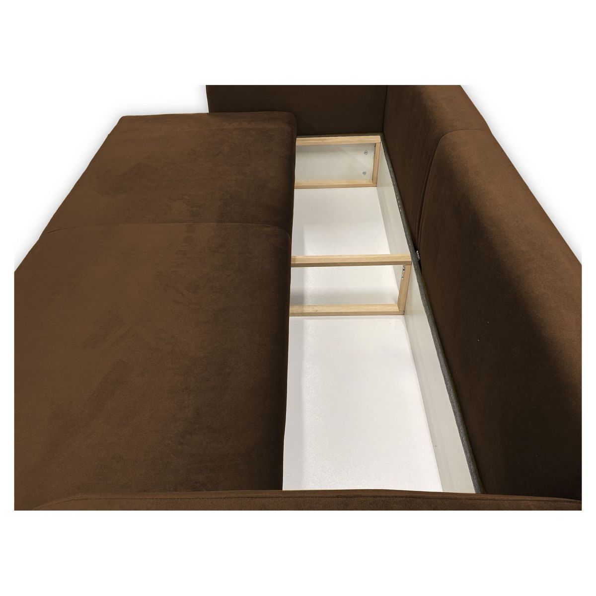 Canapé droit convertible 3 places tissu BOB