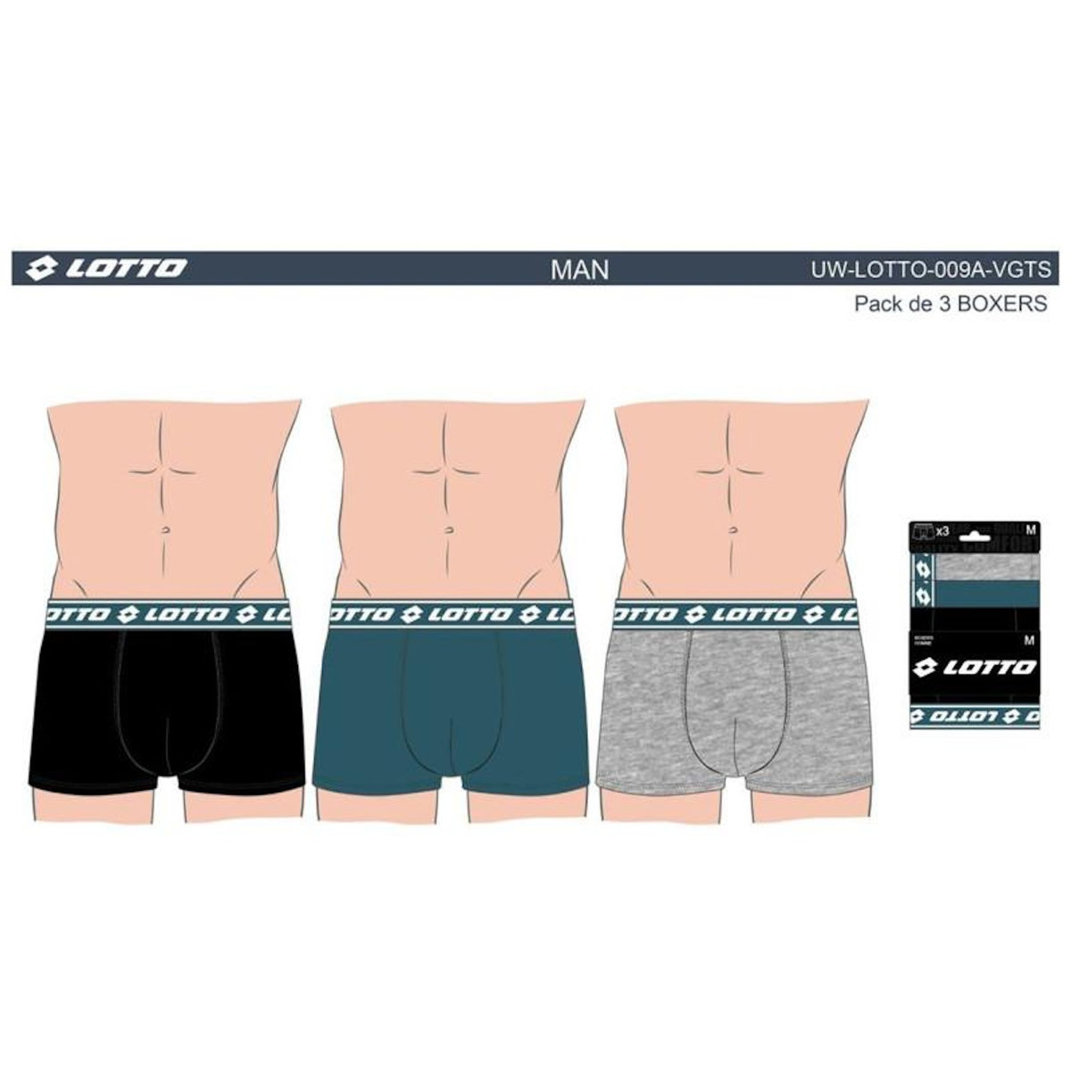 LOTTO Boxer homme LOTTO