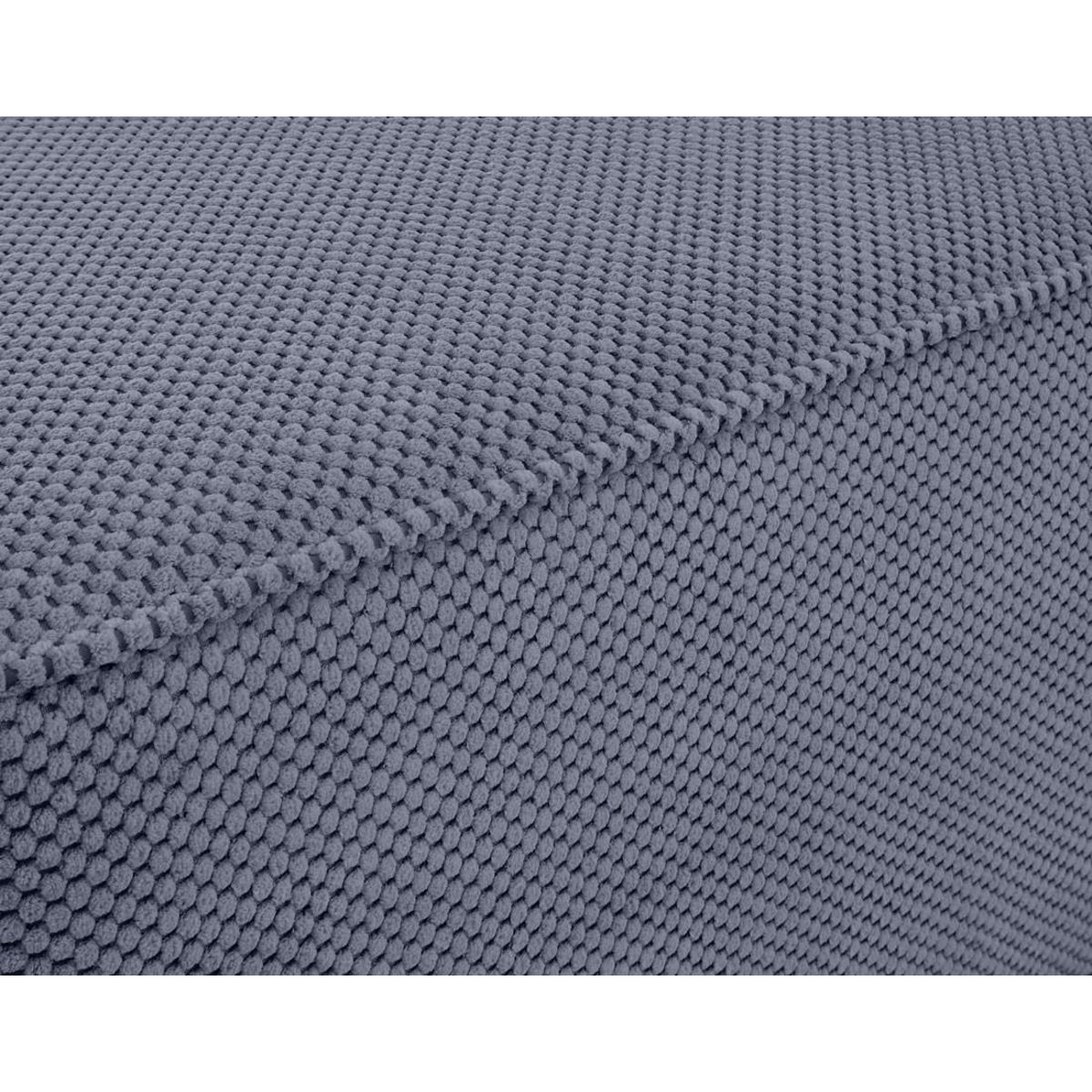 BEST MOBILIER Topaze - pouf - en velours texturé