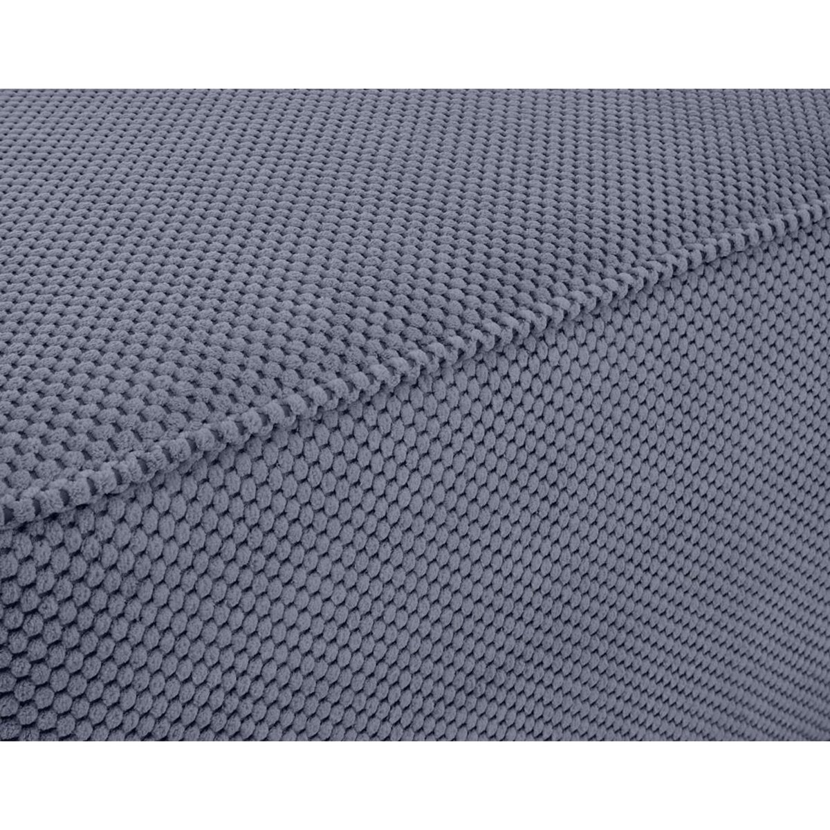 BEST MOBILIER Topaze - pouf - en velours texturé