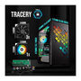 Voir la diapositive 2 : BitFenix Boitier PC sans alimentation - BITFENIX Tracery ARGB (Noir) - Moyen tour - Format E-ATX
