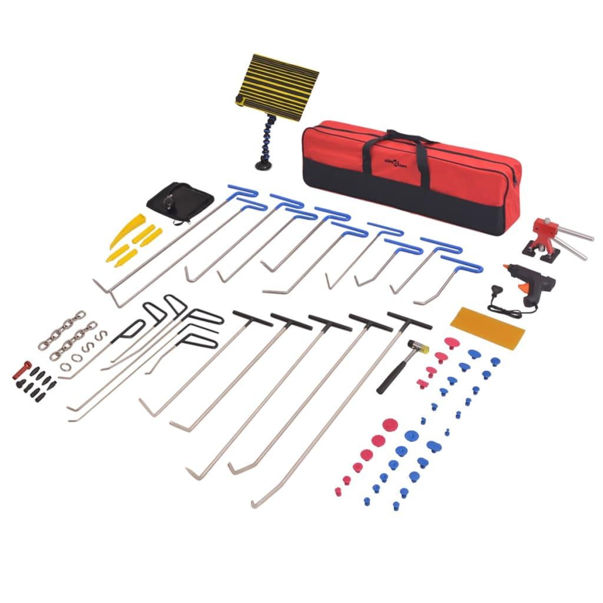 VIDAXL Kit de debosselage sans peinture 87 pcs acier inoxydable